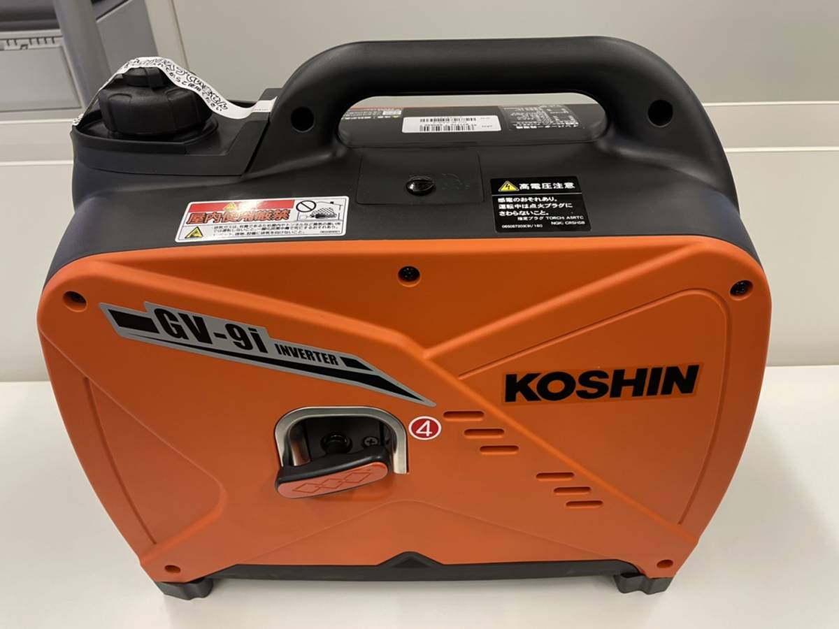新品・未使用 KOSHIN 工進 インバーター発電機 GV-9i 9A ガソリン