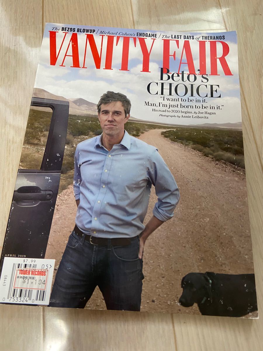 Vanity Fair 2019年4月号 表紙: Beto O’Rourke, Mark Ronsonなど　マークロンソン