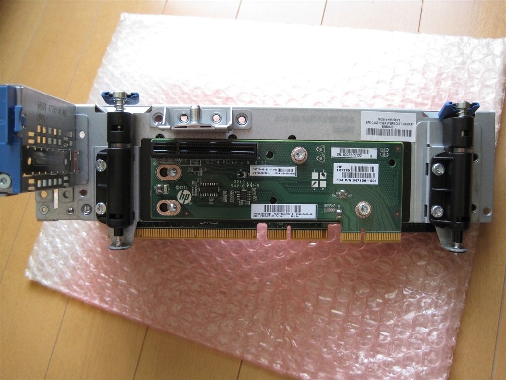 HP. сервер ProLiant DL380e Gen8 подъемник карта вытащенный брать . товар 