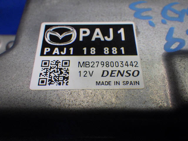 R2 year Mazda 3 fast back BP5P engine computer -P5-VPS 13171km PAJ1-18-881[ZNo:04000400]