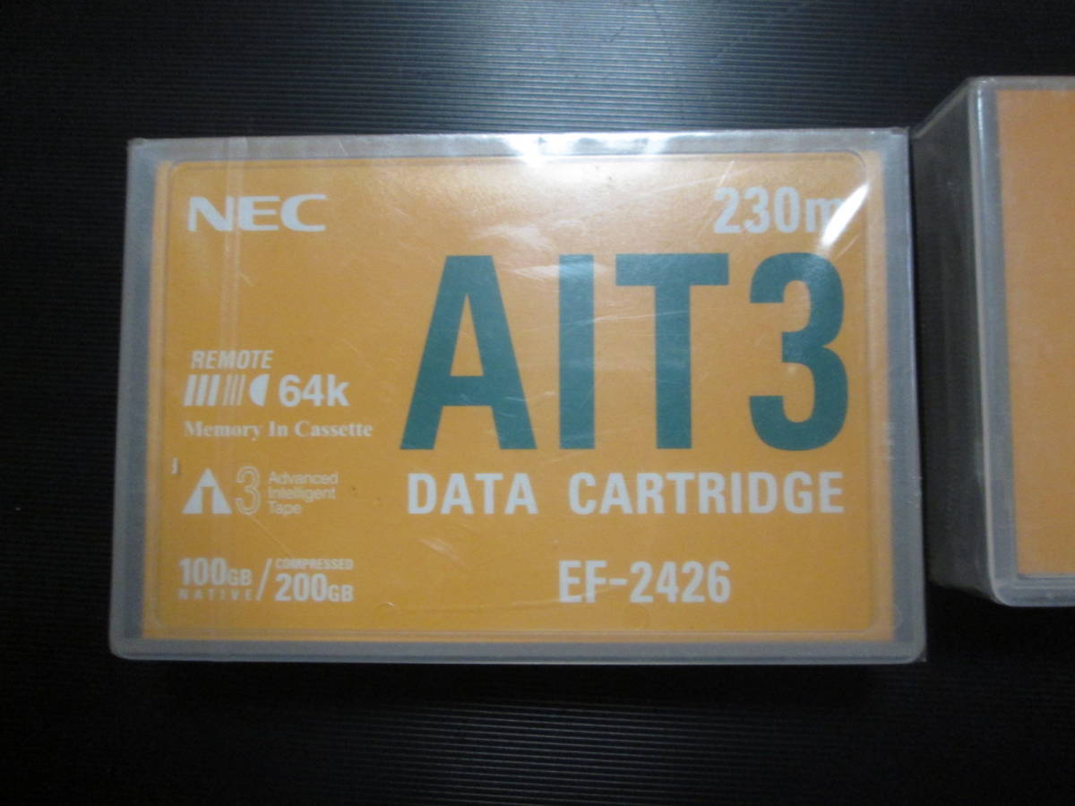 NEC データカートリッジAIT3　EF-2426 　100GB/200GB　 2本組　未開封新品　送料無料
