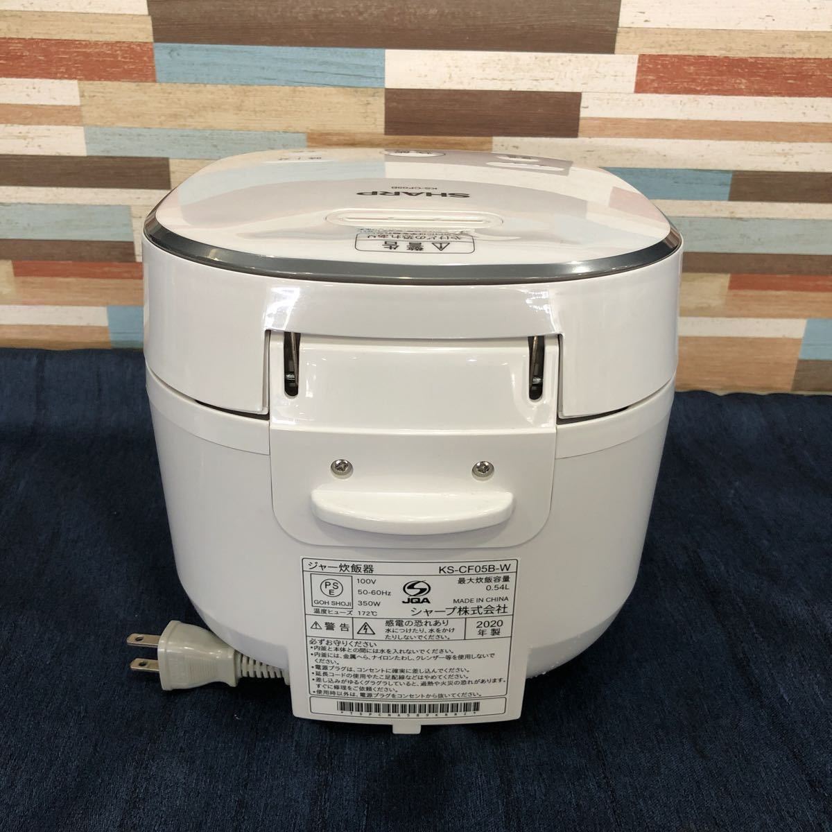 2020年製】SHARPシャープ ジャー炊飯器 炊飯器 KS-CF058-W ゆ 商品細節