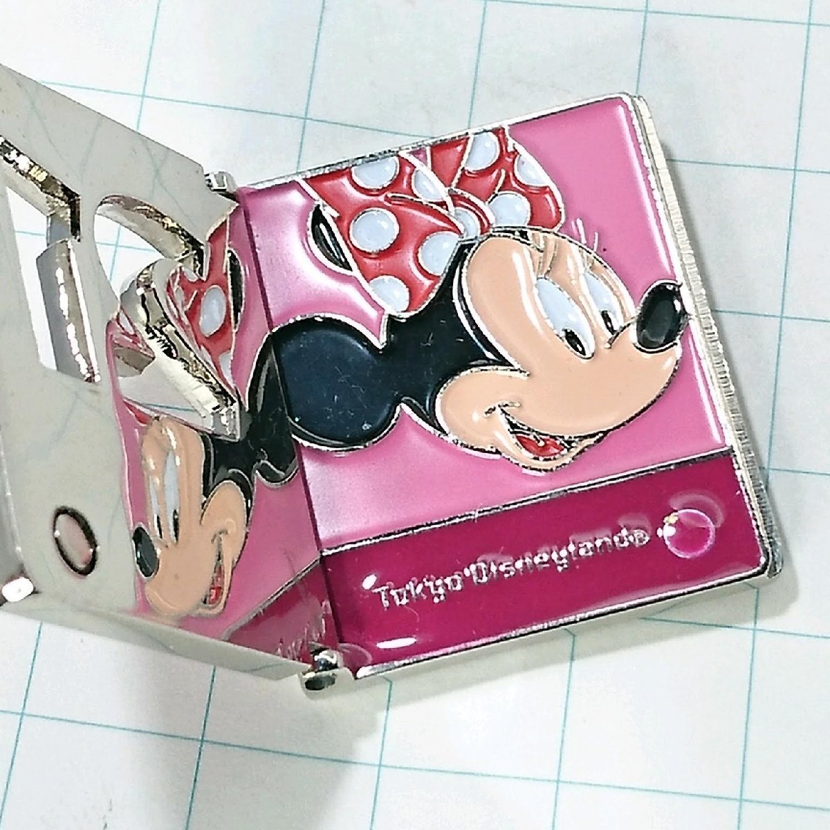  free shipping ) Minnie Mouse picture book type TDL pin badge PINS pin zA10794