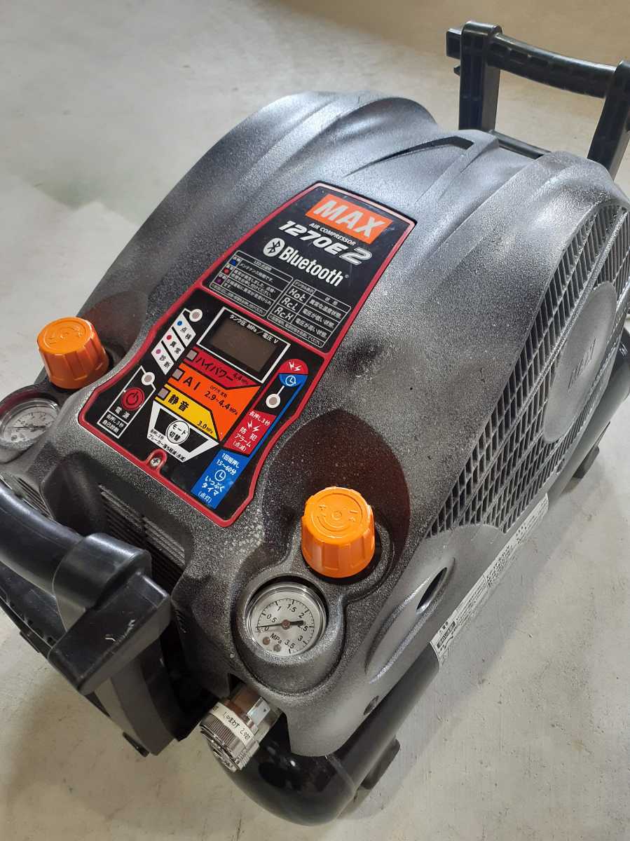マックス 高圧コンプレッサー AK-HH1270E2 コスモシルバー www.smk