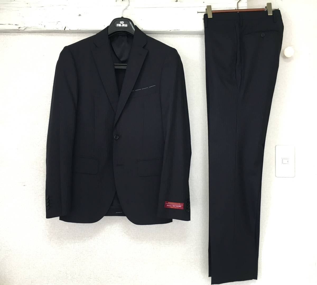 新品 未使用】タケオキクチ TAKEO KIKUCHI 春夏スーツ シルクブレンド