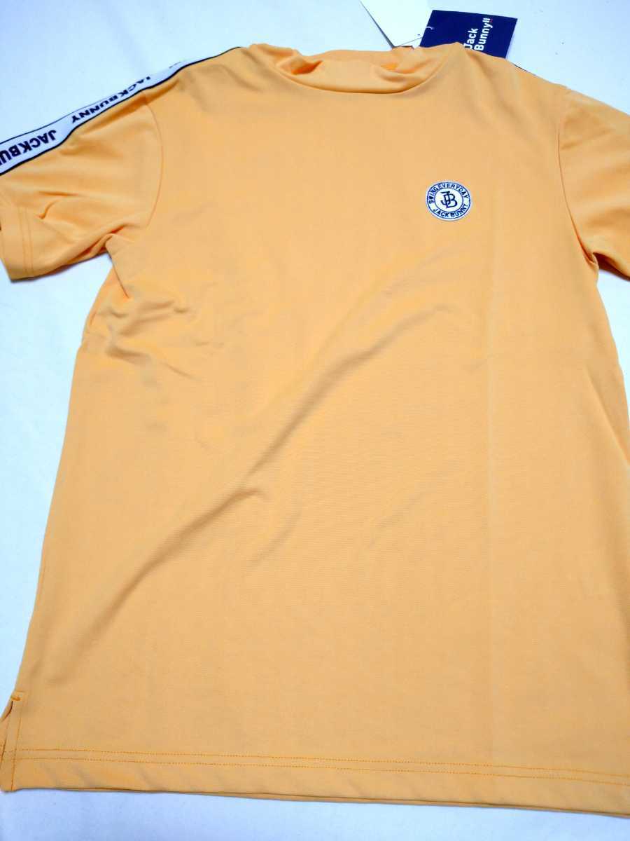オレンジ 6サイズXL モックネックシャツ ジャックバニー 新品 ゴルフウェア_画像1