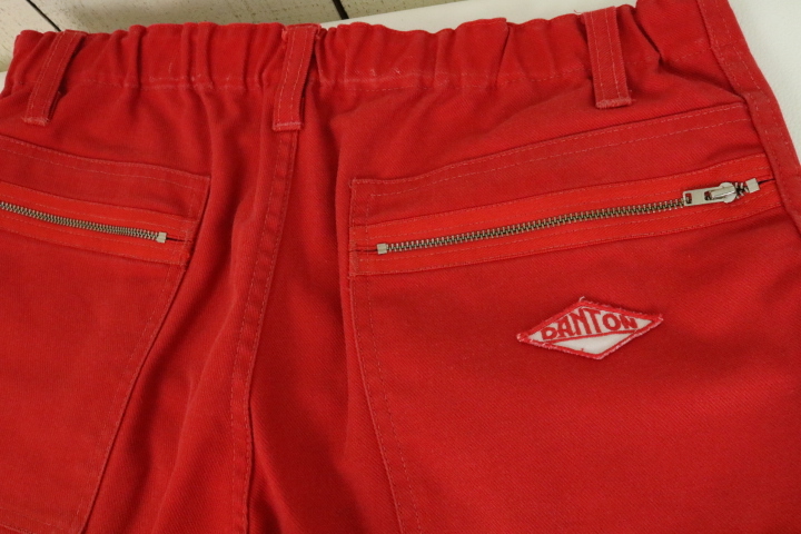  Франция производства [ прекрасный товар ]*DANTON Dan тонн : шорты красный 40 L соответствует / мужской / женский / унисекс / шорты / шорты 