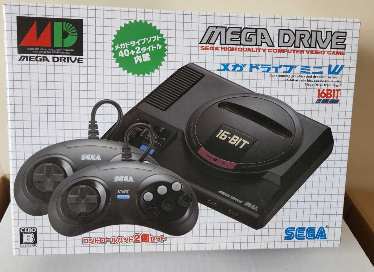美品 メガドライブミニW 本体 SEGA セガ MEGA DRIVE nuestracoop.coop