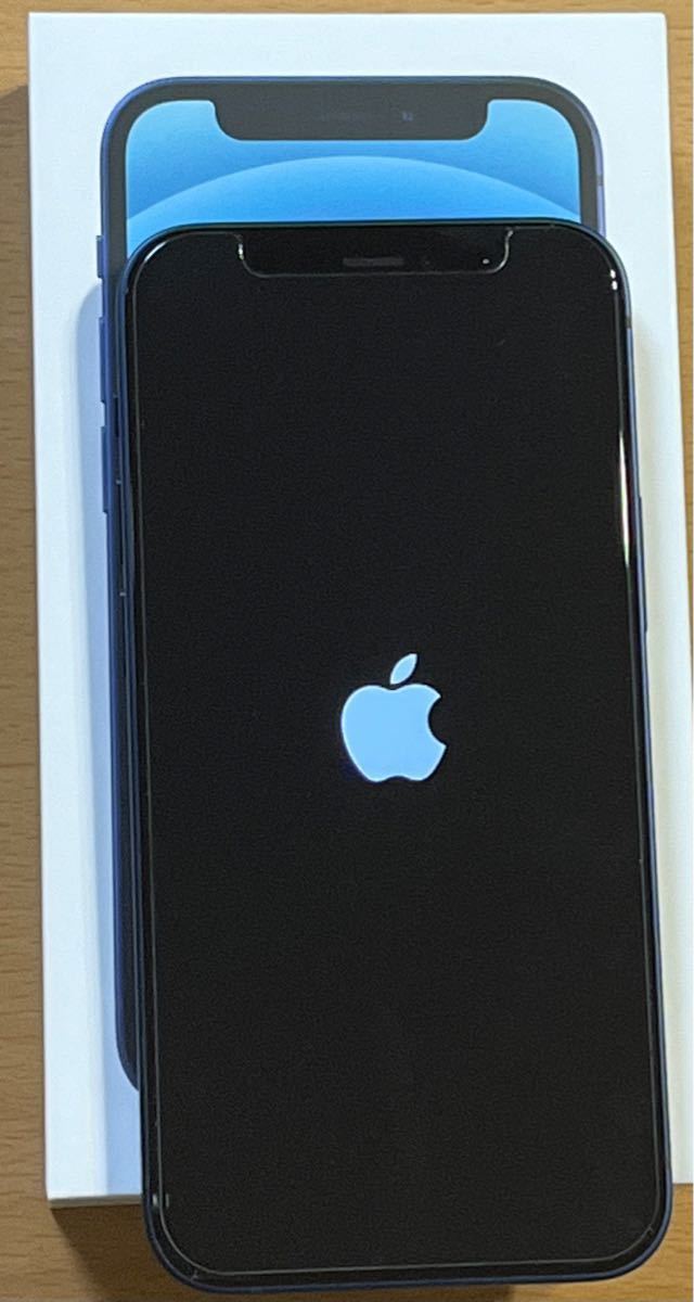 iPhone12 mini 64Gb ブルー simフリー 箱付属品有、ケース、保護