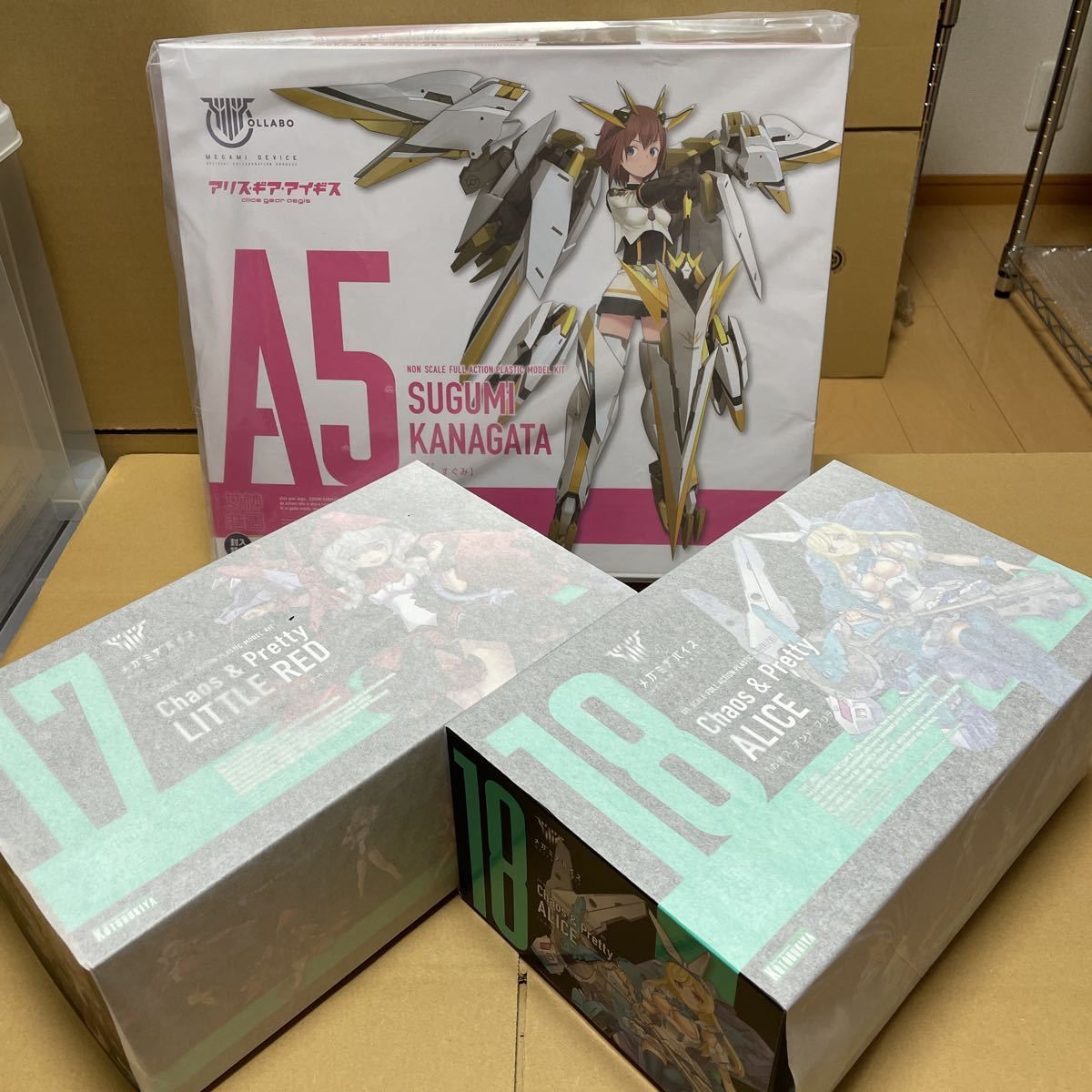 1円〜 メガミデバイス 赤ずきん アリス 金潟すぐみ プラモデル セット