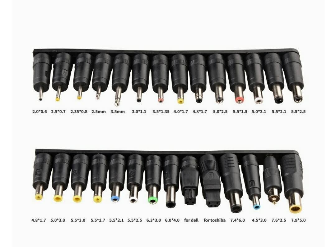 ノートパソコン ネットブック DC電源 ユニバーサルアダプタ コネクタ 28個