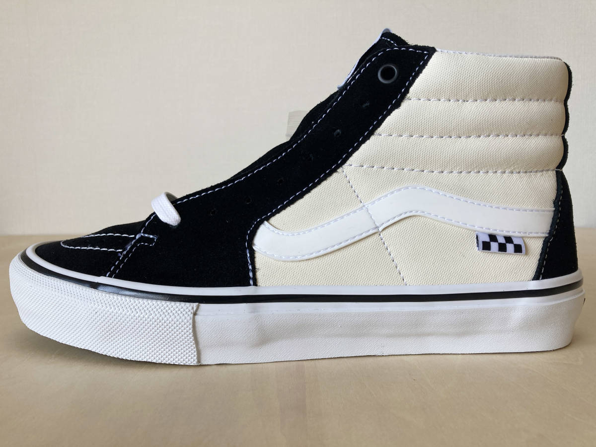 29cm SKATE バンズ スケハイ VANS SKATE SK8-HI BLACK/ANTIQUE WHITE US11/29cm VN0A5FCCIY6_画像3