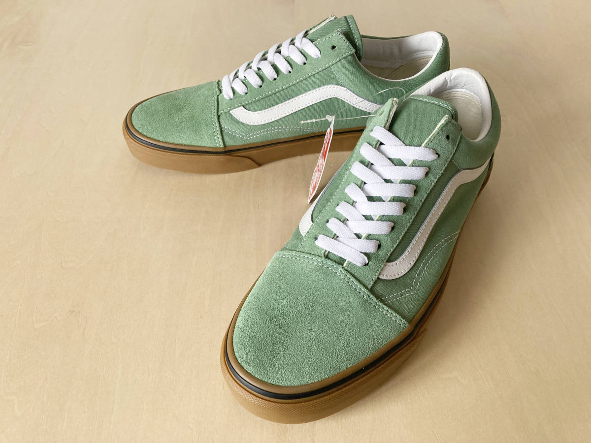 28cm バンズ オールドスクール ガムソール VANS OLD SKOOL GUM BASIL/TRUE WHITE US10/28cm VN0A38G19M0