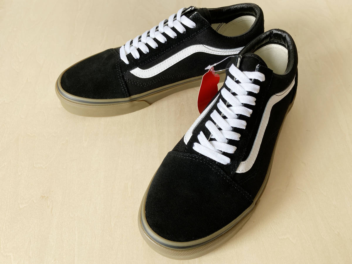 23.5cm ガムソール バンズ オールドスクール VANS OLD SKOOL BLACK/MEDIUM GUM US5.5/23.5cm VN0001R1GI6