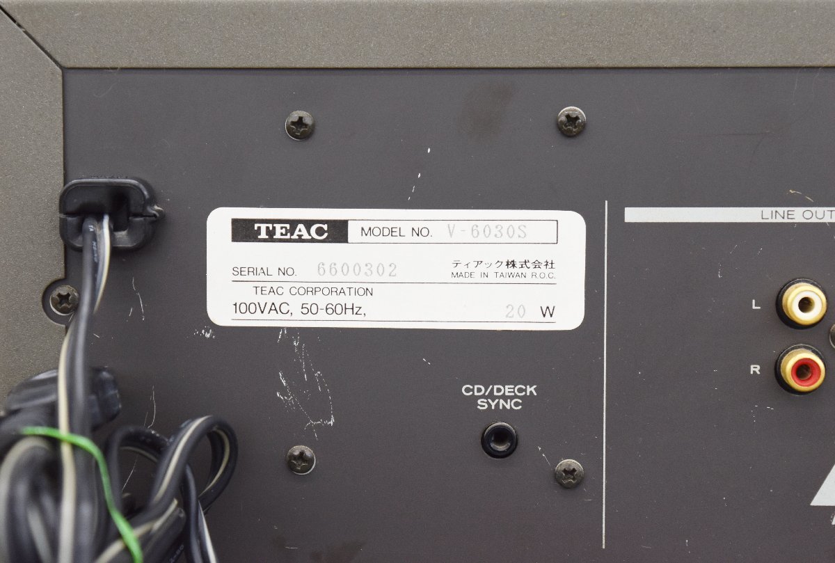 F☆TEAC ティアック カセットデッキ V-6030S ☆ジャンク☆ 的详细信息