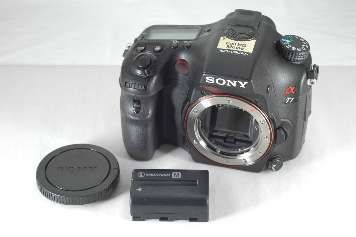 ★超極上美品★ SONY α77 SLT-A77V シャッター回数4028回 ★完動品★ ソニー #086