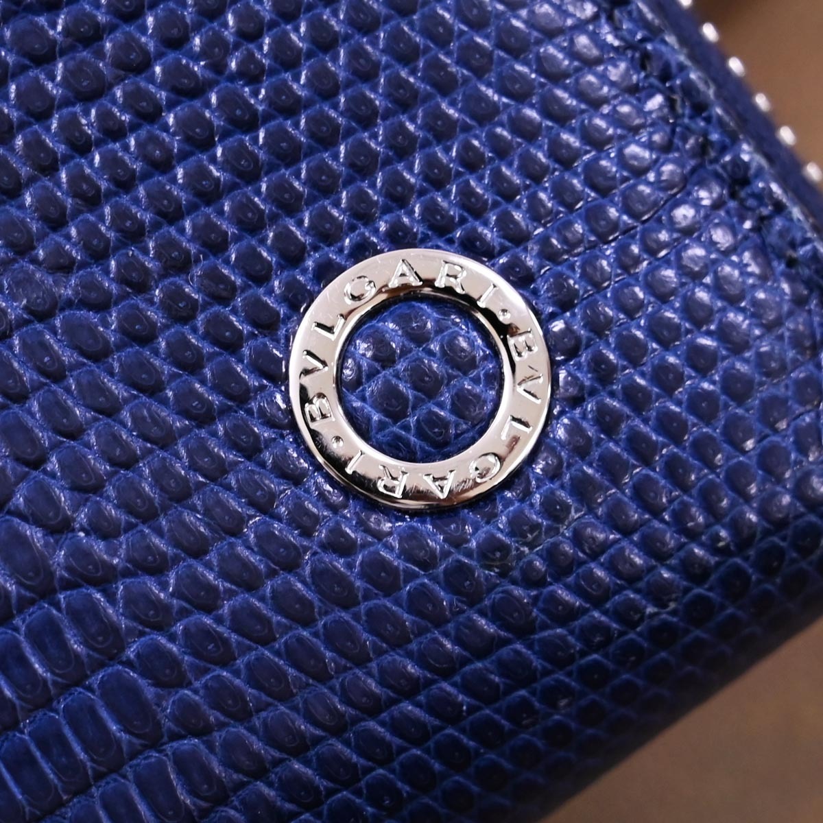 本物 超美品 ブルガリ 極希少 最高級リザードレザー BVLGARI BVLGARI