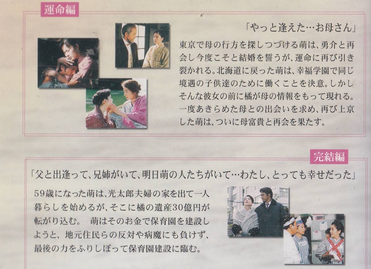 NHK連続テレビ小説シリーズ すずらん 総集編 上下2巻セット 非レンタル品 VHS/遠野凪子/倍賞千恵子/橋爪功/柊瑠美(テレビドラマ)|売買されたオークション情報、yahooの商品情報をアーカイブ公開 - オークファン(aucfan.com) NHK連続テレビ小説シリーズ すずらん 総集編 上下2巻セット 非レンタル品 VHS/遠野凪子/倍賞千恵子/橋爪功/柊瑠美(テレビドラマ)|売買されたオークション情報、yahooの商品情報をアーカイブ公開 - オークファン(aucfan.com)