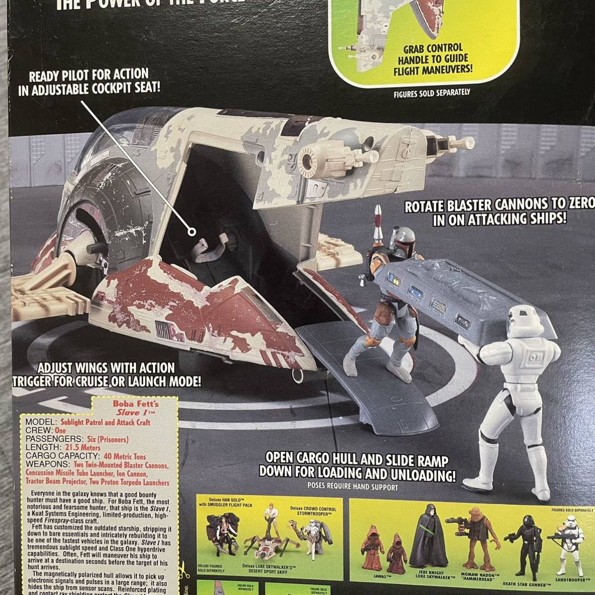 STAR WARS SLAVE Ⅰ スレーブ1 欠品有 ボバ・フェット ストームトルーパー Kenner ケナー