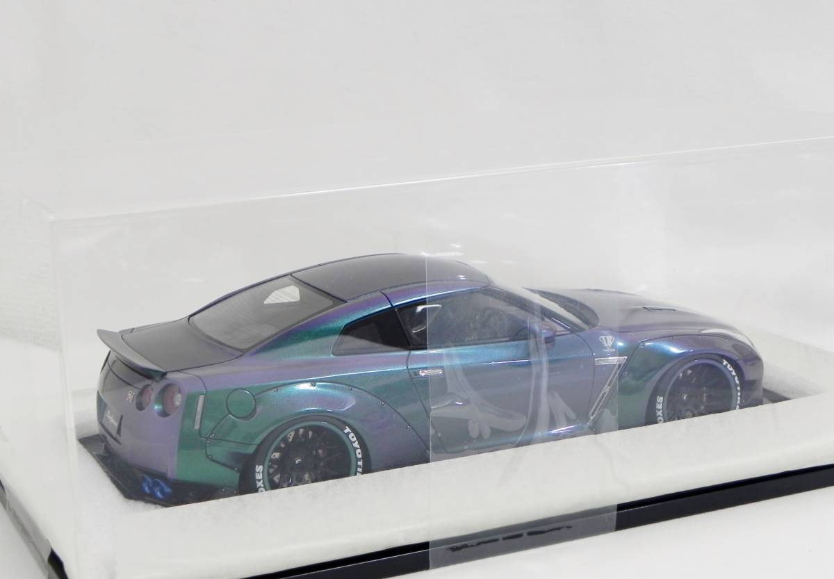 IG 1033 1/18 LB-WORKS GT-R (R35) Metallic Purple / Green WEB限定