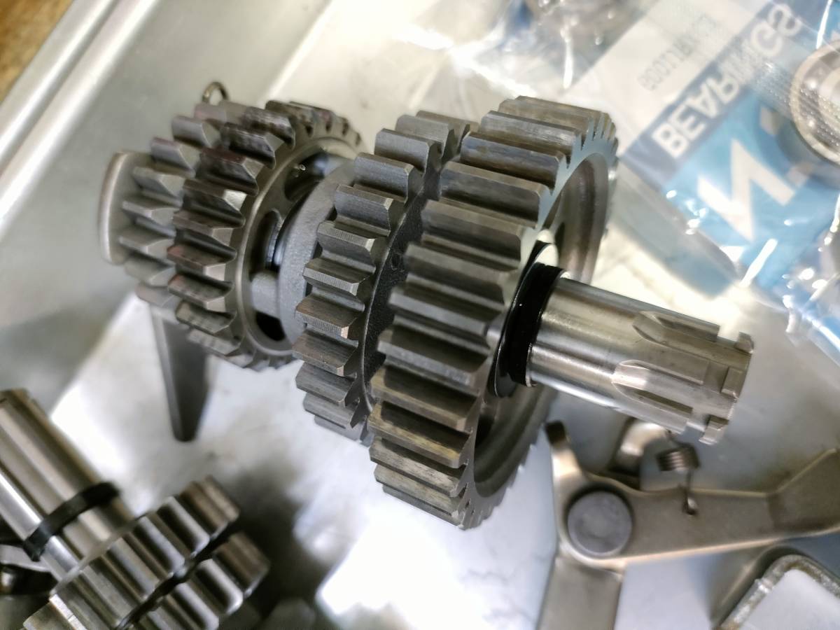 スーパーカブ50 純正4速ミッション 4速化に セル付き ベアリング新品