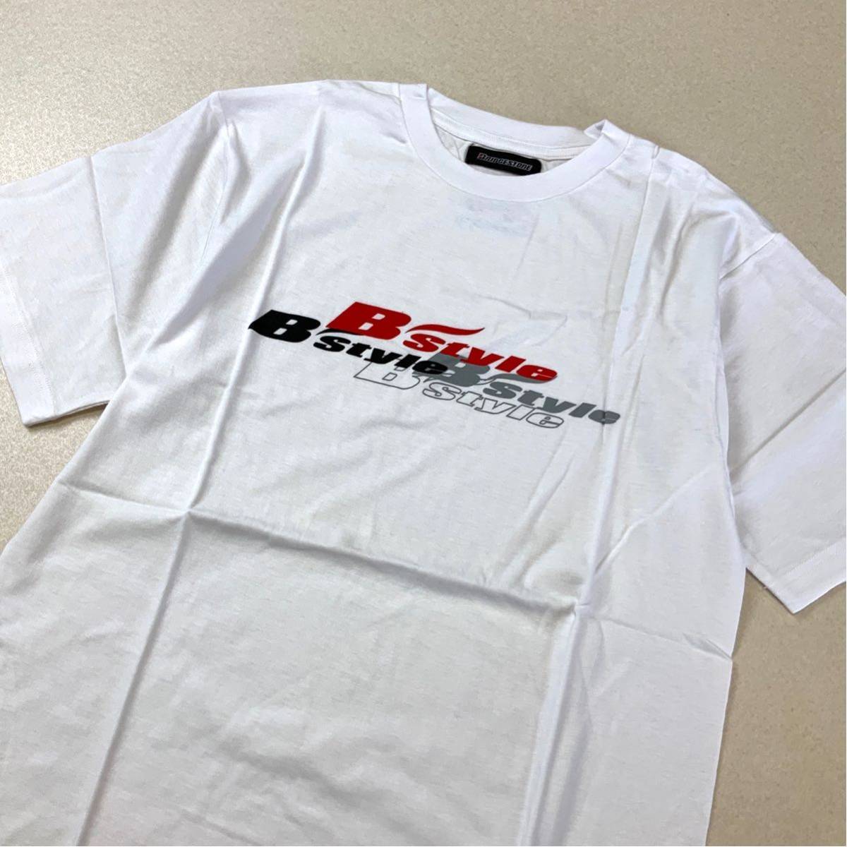新品 未使用品 非売品 BRIDGESTONE ブリヂストン 半袖 tシャツ メンズ フリーサイズ ホワイト_画像4