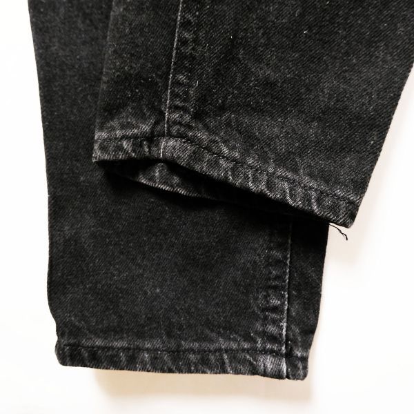 90\'s USA производства Lee Lee 305 черный Denim брюки (6MED) чёрный распорка 90 годы America производства Old старый бирка женский 