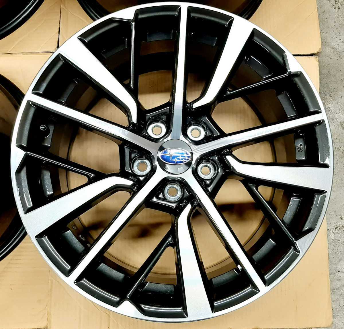新車外し】新型 スバル WRX S4 STIスポーツ R 純正 18インチ 8.5J