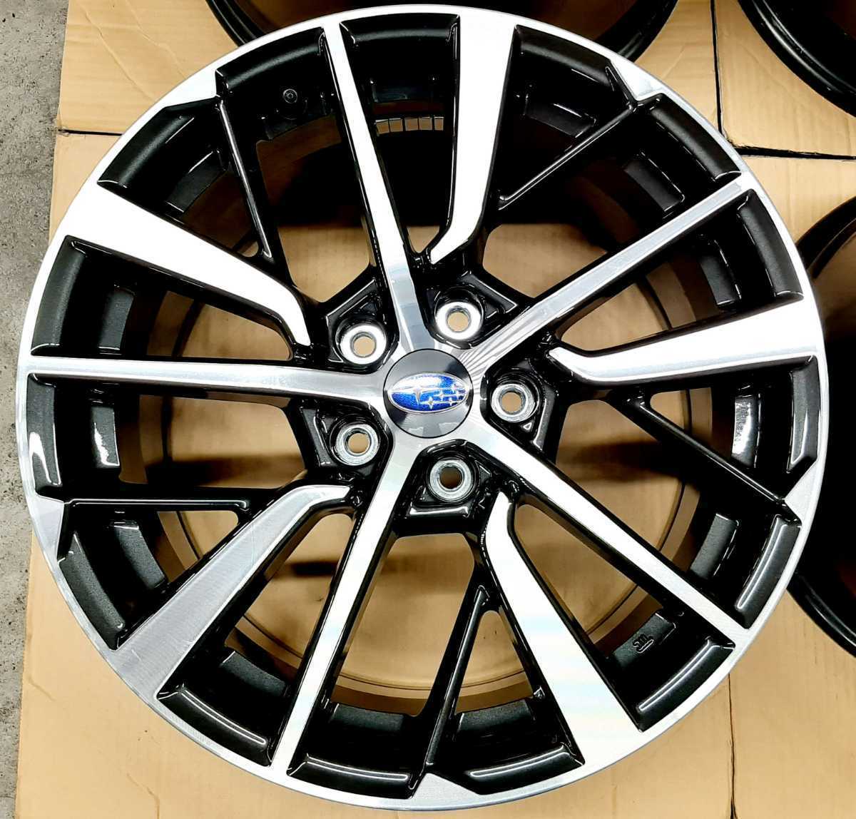 新車外し】新型 スバル WRX S4 STIスポーツ R 純正 18インチ 8.5J