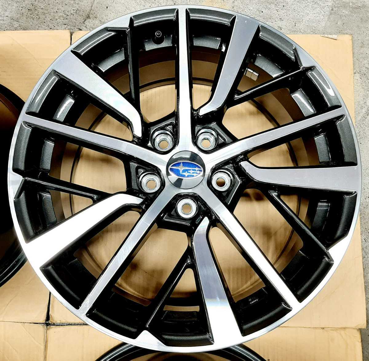 新車外し】新型 スバル WRX S4 STIスポーツ R 純正 18インチ 8.5J