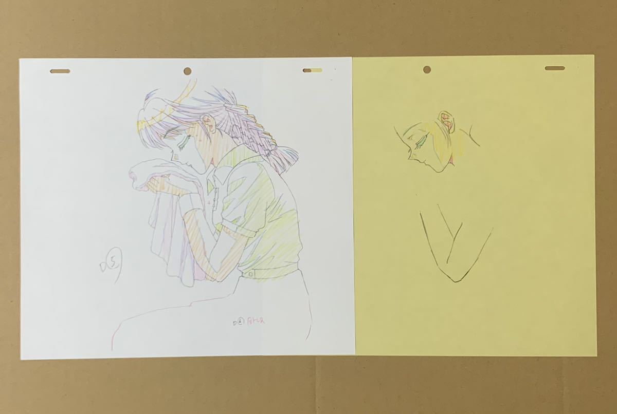 OVA版 ときめきメモリアル 伊集院レイ 生原画 + 修正セット ② OVA版 ときめきメモリアル 伊集院レイ 生原画 + 修正セット ②