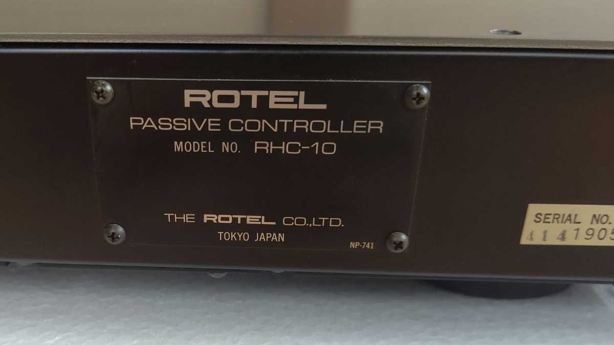ROTEL ローテル パッシブコントローラー RHC-10 オーディオ機器 ROTEL ローテル パッシブコントローラー RHC-10 オーディオ機器