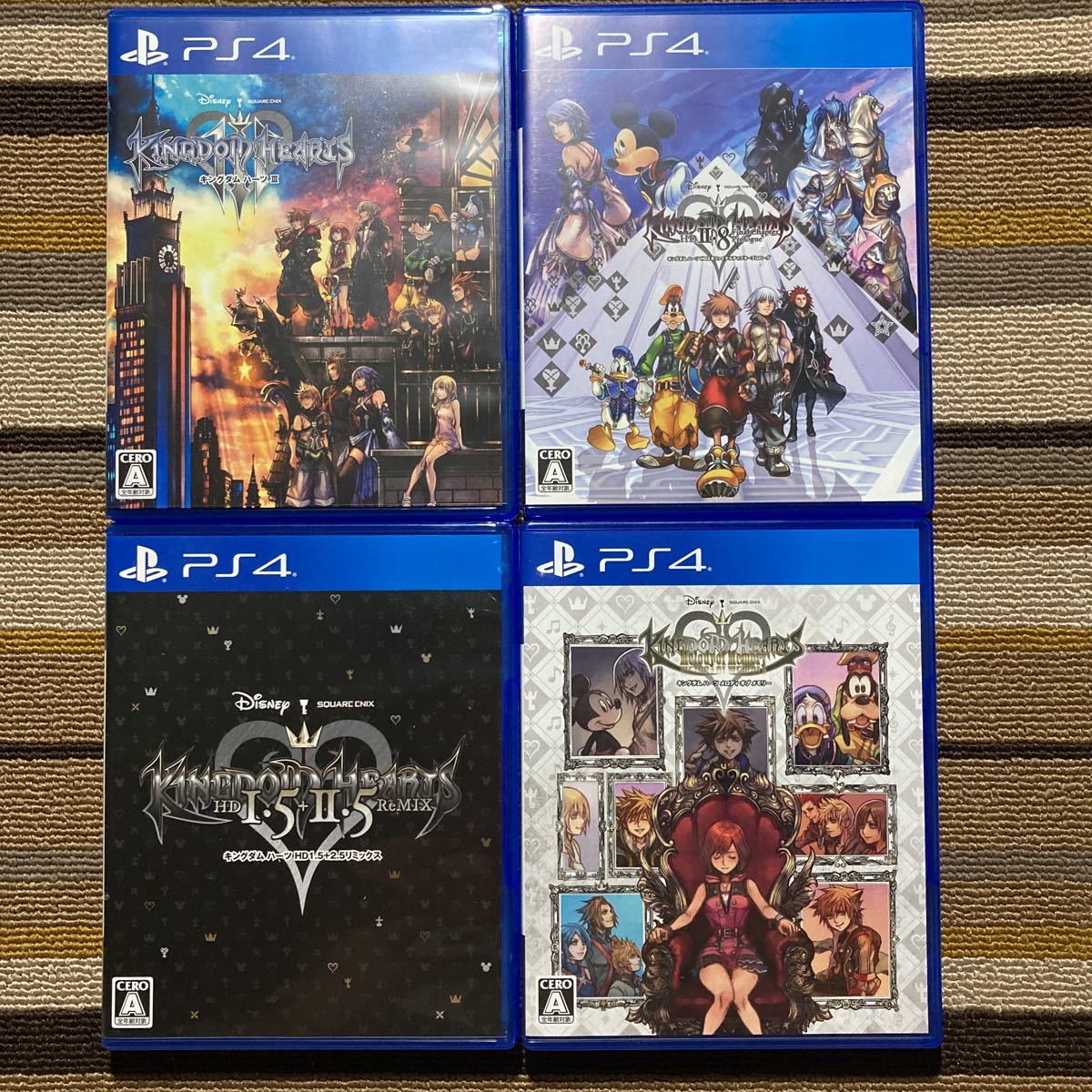 大流行中! キングダムハーツ KINGDOM 4点まとめ売り PS4ソフト HEARTS