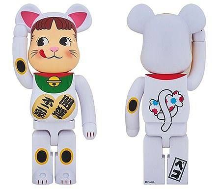 提示決定新產品Medicom玩具Fujiya Lucky Cat Peko-chan 1000％Bearbrick BE @ BRICK Peco 原文:即決 新品 メディコムトイ 不二家 招き猫 ペコちゃん 1000％ ベアブリック BE@BRICK ペコ