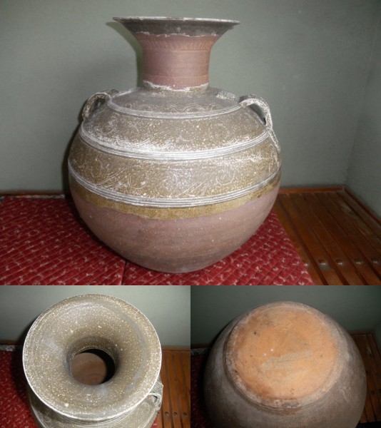 @@ Forurity Country Vase Tsubo Crest -Большой горшок, раунд 122,5 см.