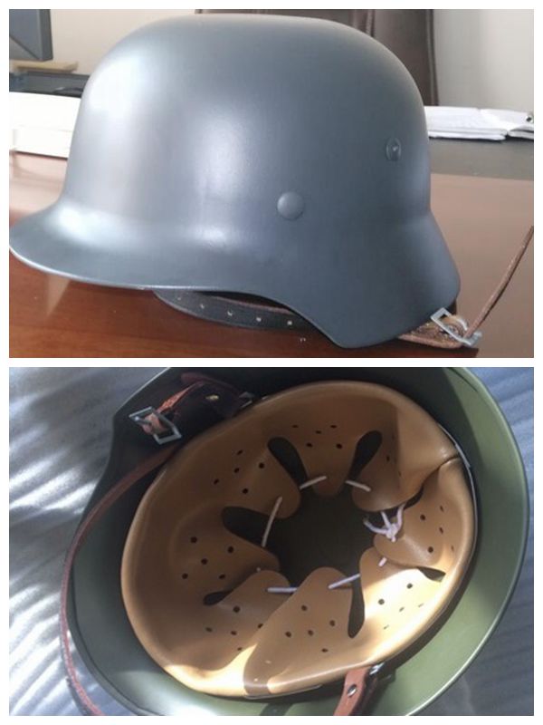 【海外発送】WW2 ナチスドイツ軍 M35ヘルメット 複製_画像2