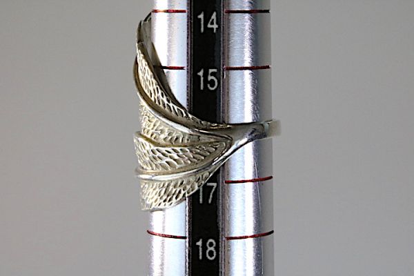 【送料無料】サイズ 17号　シルバーリング　silver925 リング　ノーブランド　指輪 アクセサリー 《現物出品》 #67_画像3