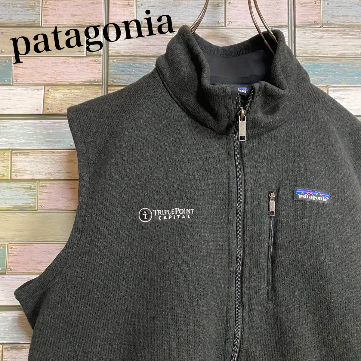 パタゴニア ベターセーター ベスト 刺繍企業ロゴ|PayPayフリマ