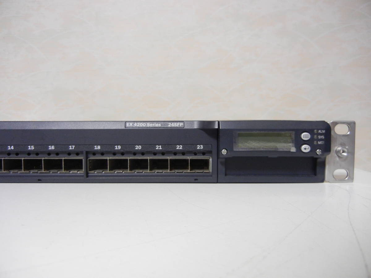 ★ Juniper EX4200シリーズ 24ポートスイッチ (EX4200-24F) 初期化