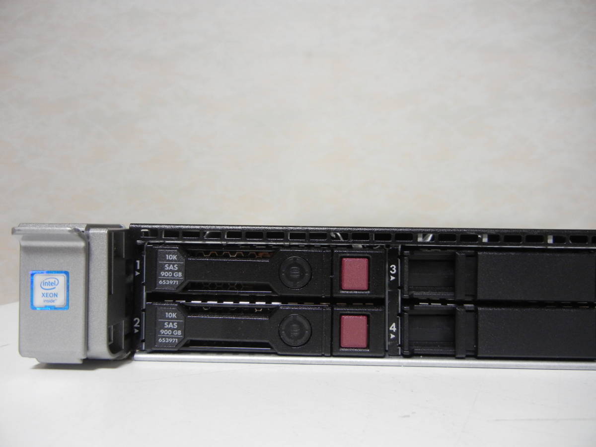 ★【中古】HP ProLiant DL360 Gen9 10core Xeon E5-2640v4 2.40Ghz*2 /32GB/900GB*2/P440ar/AC*1_画像2