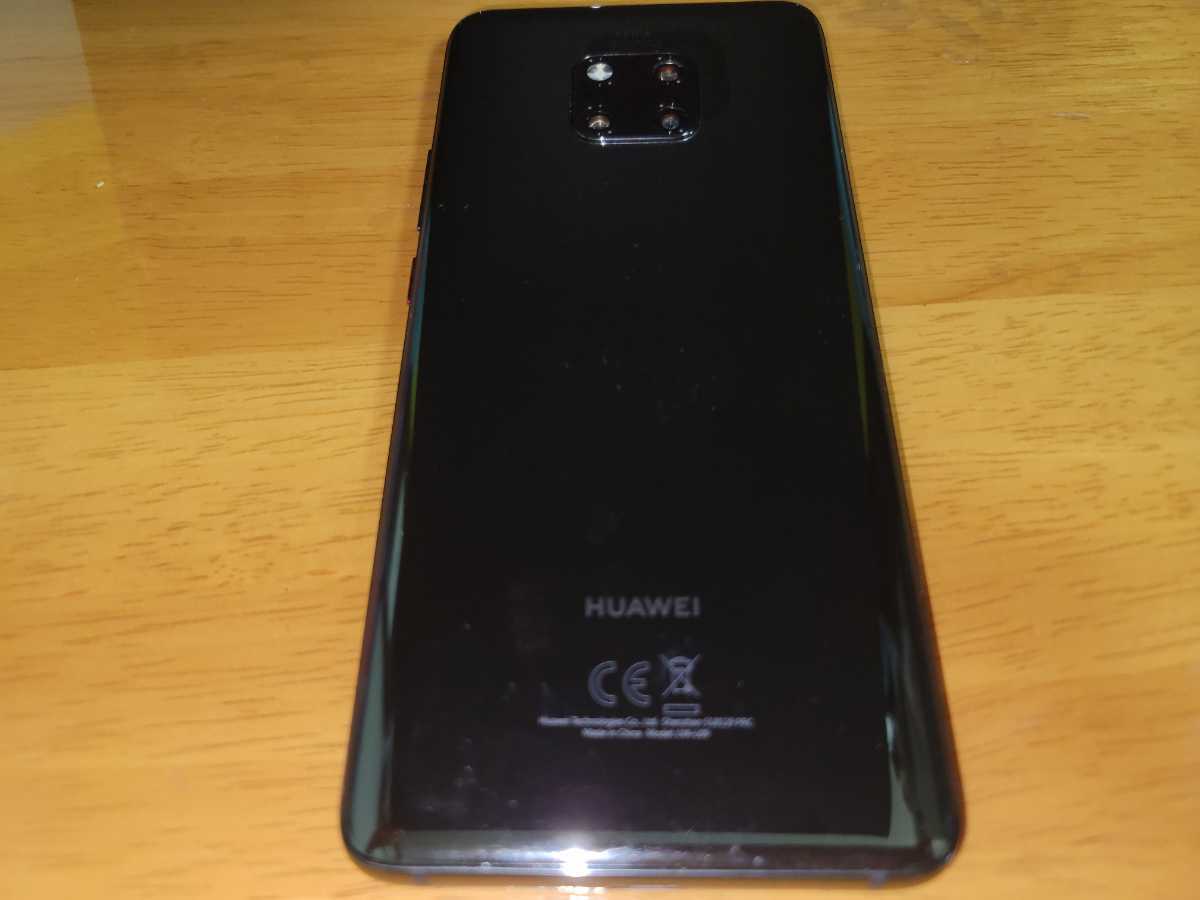 中古　訳あり 本体のみ HUAWEI Mate 20 Pro LYA-L09 SIMロック解除済み　ファーウェイ　スマホ　スマートフォン　メモリ6gb ソフトバンク版_画像2