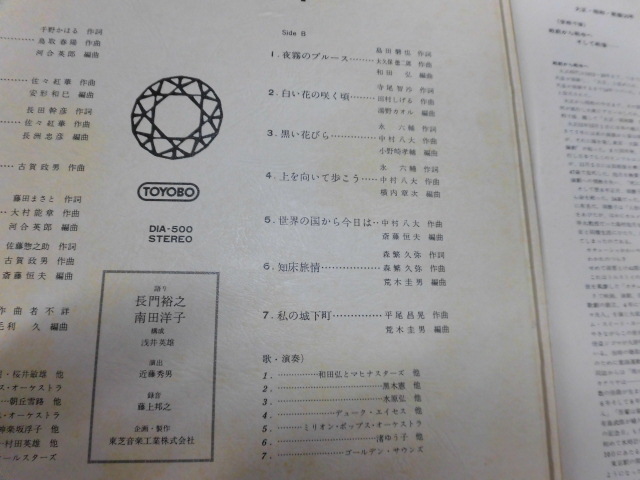 見本盤LP 歌謡と共に50年（東洋紡ダイヤモンド毛糸 発売50周年記念）_画像4