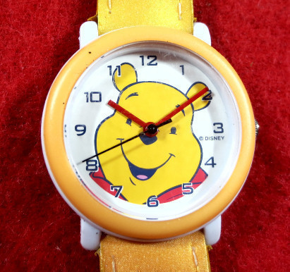 DN440) * исправно работает наручные часы *Disney Disney *Winnie-the-Pooh Винни Пух * желтый * не использовался пакет ввод 
