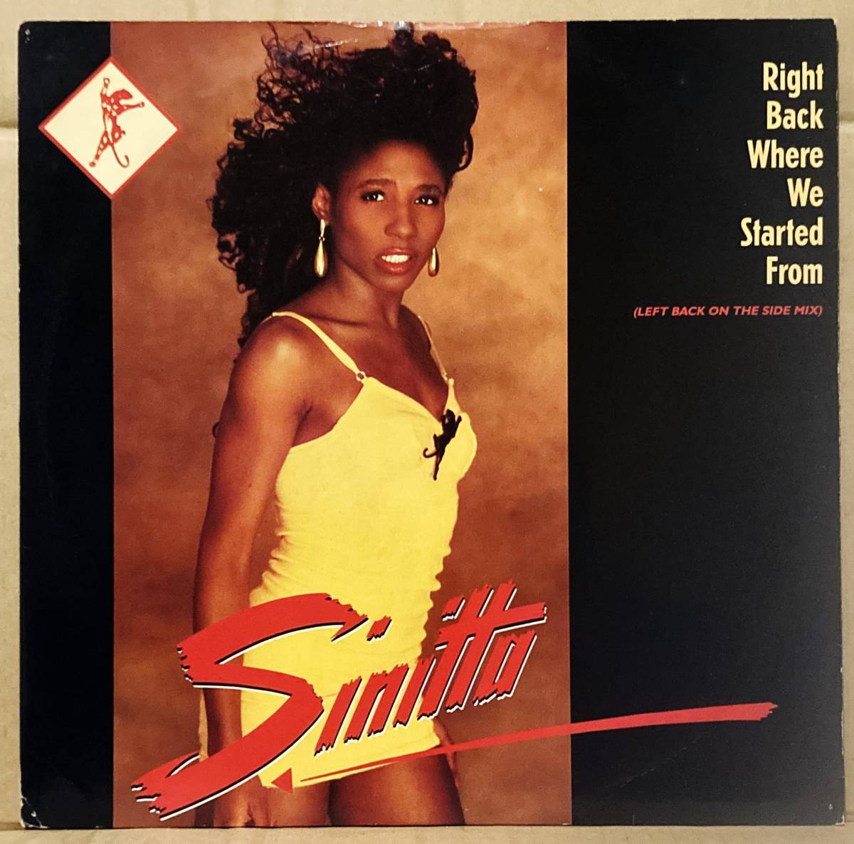 【12'/PWL】SINITTA / RIGHT BACK WHERE WE STARTED FROM ☆ シニータ / あの日にゲット・ライト・バックの画像1