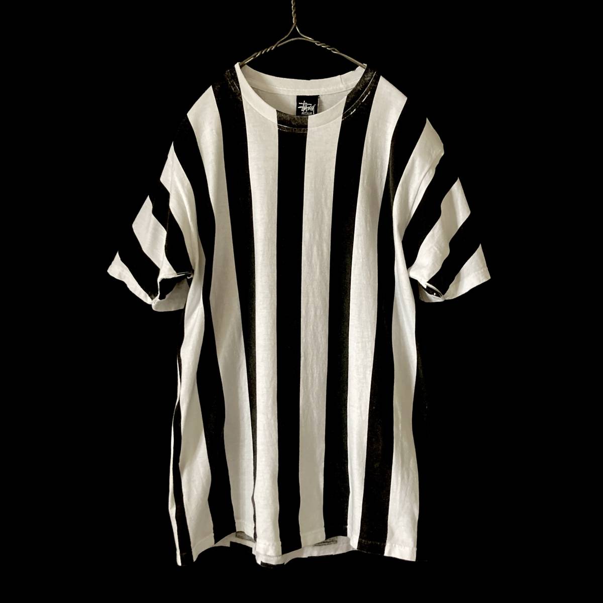 ビンテージ レア STUSSY 手刷りプリント Tシャツ NTRNTNL 2014年 サッカーW杯記念コレクション World Tour ワールドツアー _画像1