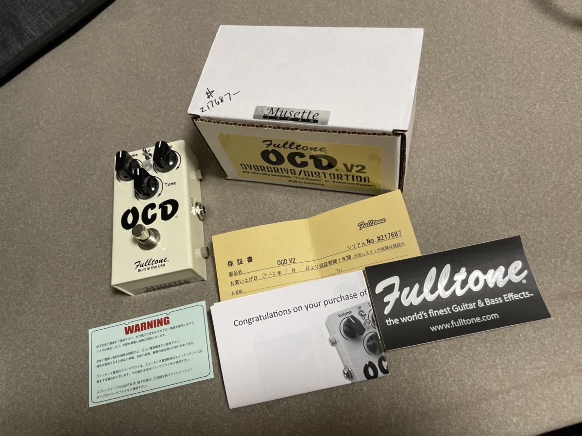 美品】OCD V2 / Fulltone(フルトーン) 箱、取説、保証書付き | www