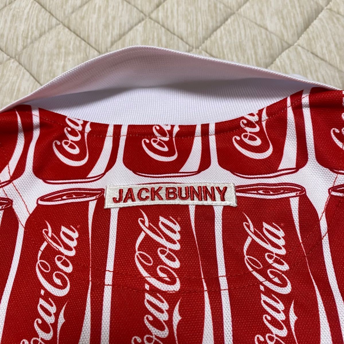 新品】ジャックバニー コーラ 缶 ポロシャツ(6)LL レッド - www 
