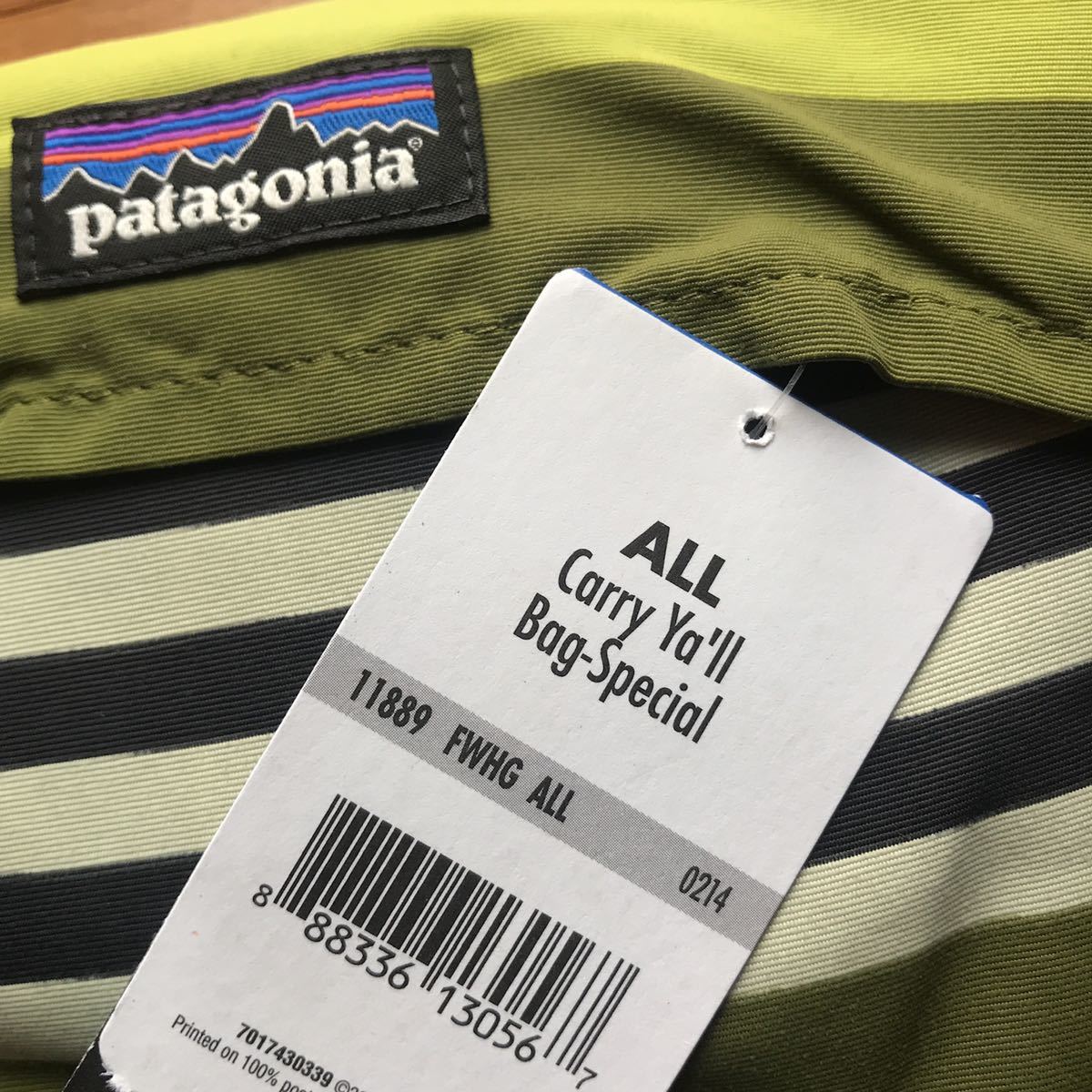 【一点もの】新品　未使用　フィッツロイ　patagonia バッグ carry ya'll bag Special■ ショルダー パタゴニア　タグ付き_画像2