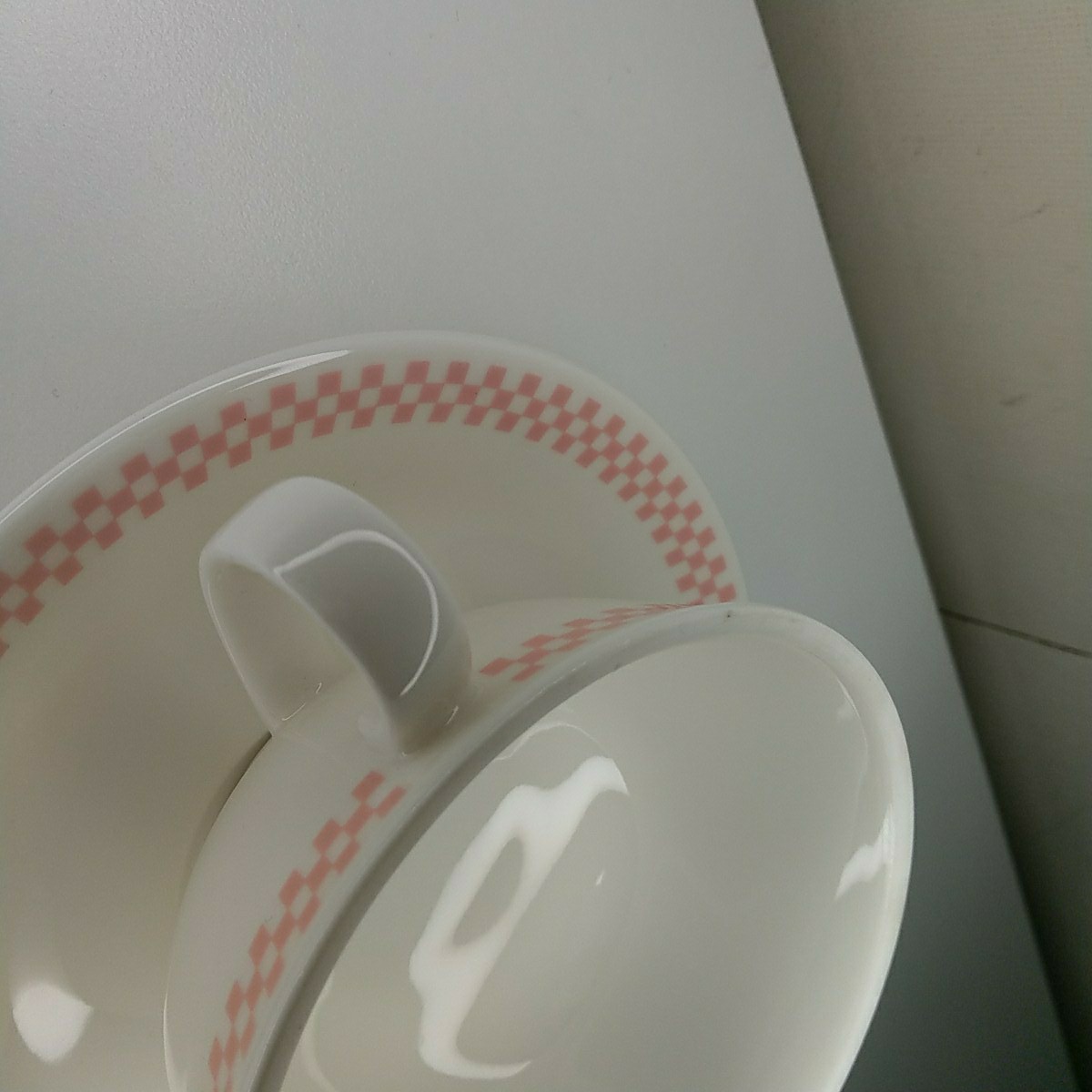 絵変わり カップ&ソーサー ティーカップ コーヒーカップ ペア 2客 新品 洋食器 昭和レトロ