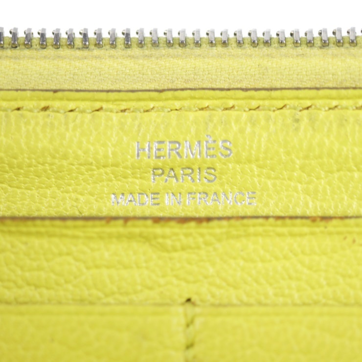 HERMES エルメス アザップロング オールレザー 長財布 シェーブル